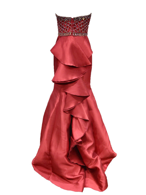 BLUSH Dress 8 / Dark Red 72025