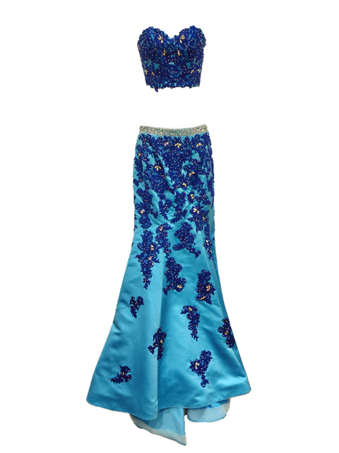 BLUSH Dress 8 / Pool Blue 7105