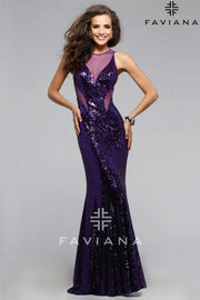 FAVIANA Dress 10 / Purple 7331